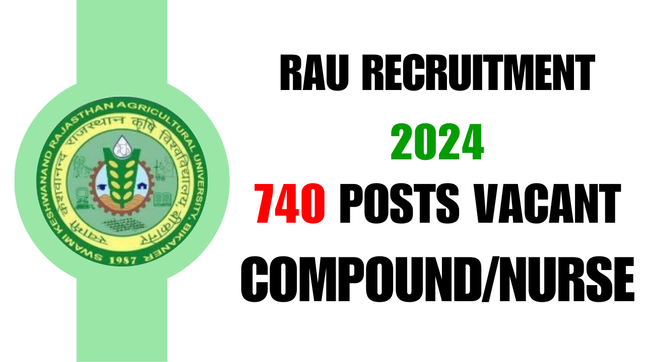 RAU Recruitment 2024